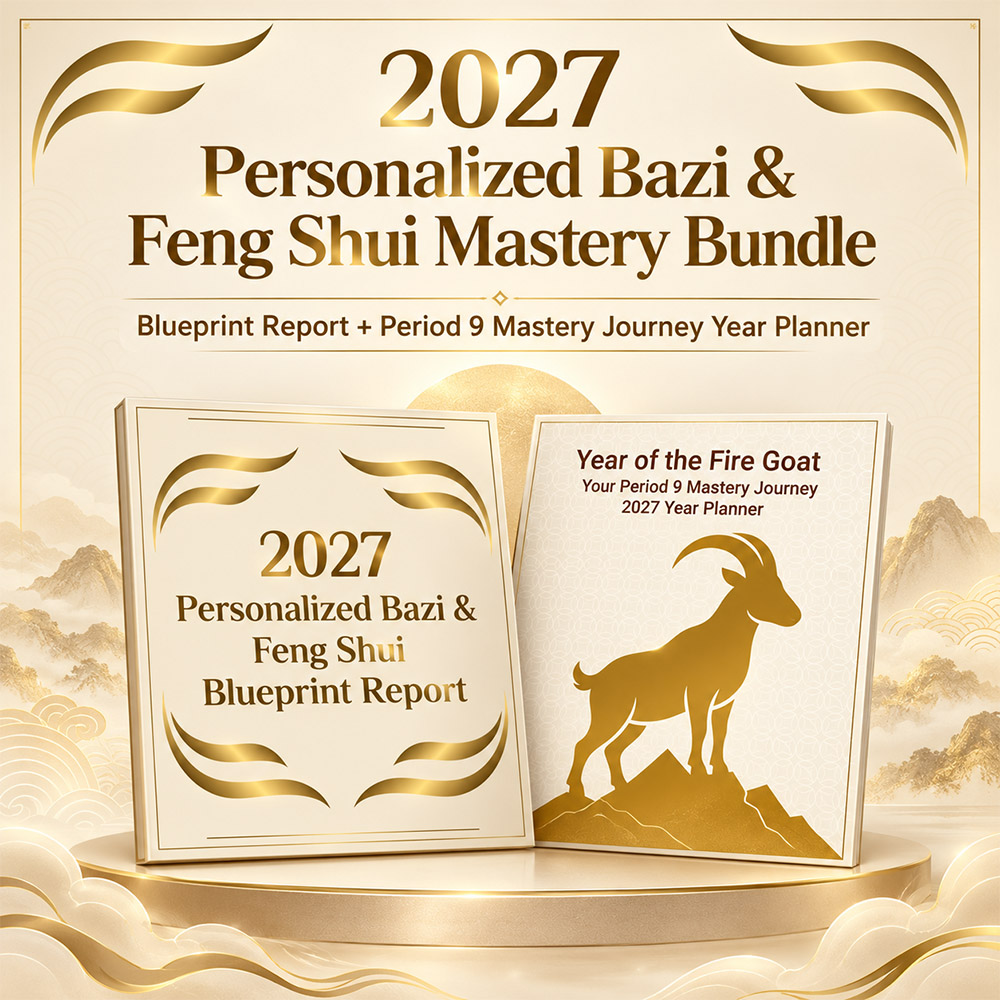 2027 Personalized Bazi and Feng Shui Mastery Bundle